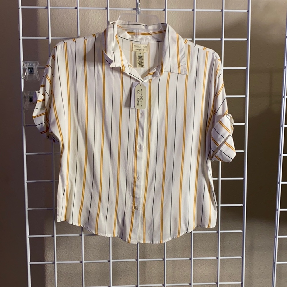 Stripped button down shirt